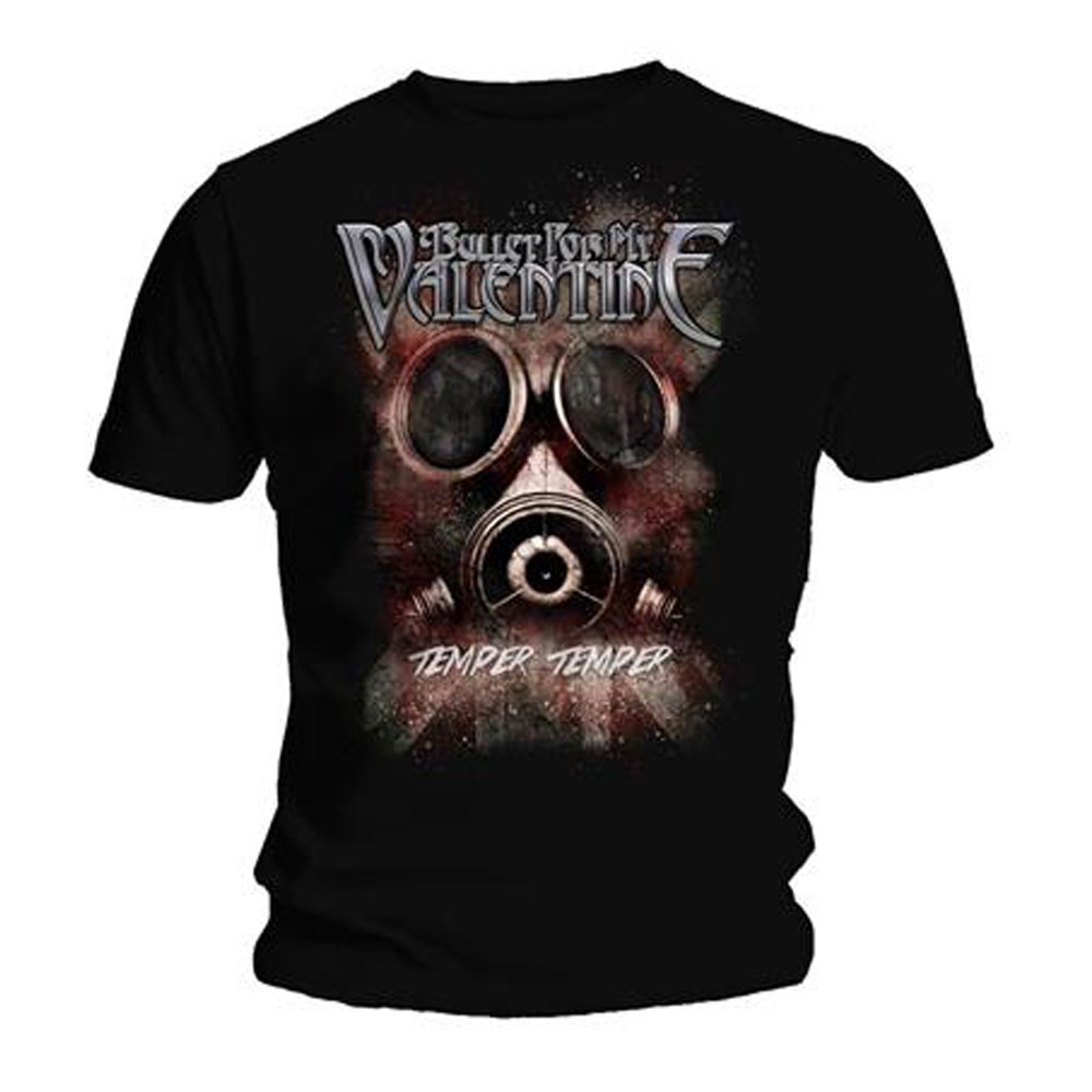 Bullet For My Valentine - Temper Temper Gas Mask Tshirt Homme - Noir